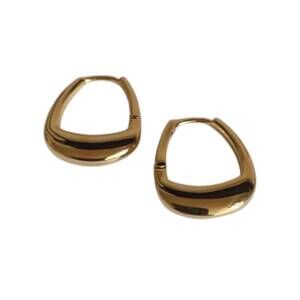 NEW TRAMPS+THIEVES women's goana earrings in gold